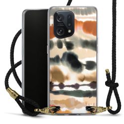 Carry Case Transparent Leather black/gold