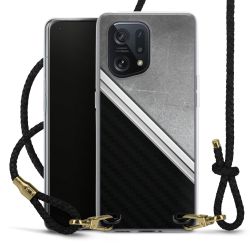 Carry Case Transparent Leather black/gold