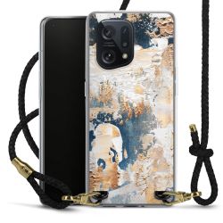 Carry Case Transparent Leather black/gold