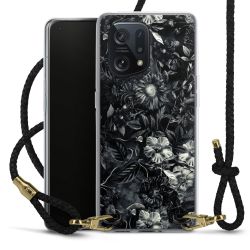 Carry Case Transparent Leather black/gold