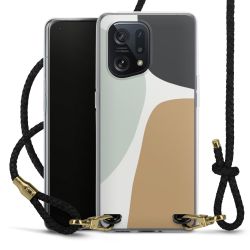 Carry Case Transparent Leather black/gold