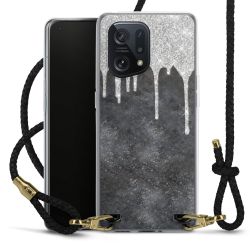 Carry Case Transparent Leather black/gold