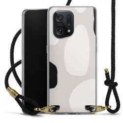 Carry Case Transparent Leather black/gold