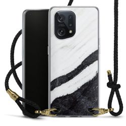 Carry Case Transparent Leather black/gold