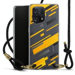 Carry Case Transparent Leather black/gold