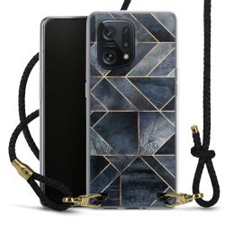 Carry Case Transparent Leather black/gold