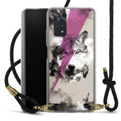 Carry Case Transparent Leather black/gold