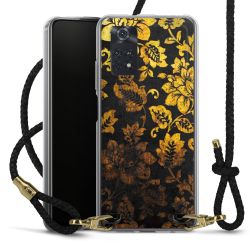 Carry Case Transparent Leather black/gold