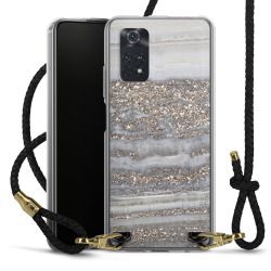 Carry Case Transparent Leather black/gold