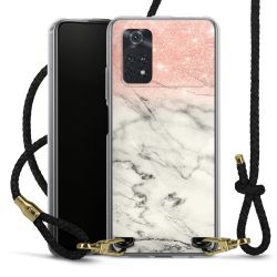 Carry Case Transparent Leather black/gold