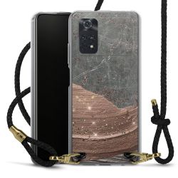 Carry Case Transparent Leather black/gold