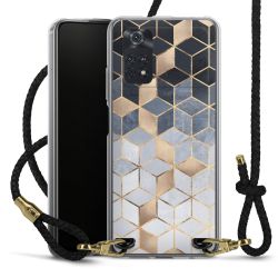 Carry Case Transparent Leather black/gold