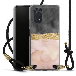 Carry Case Transparent Leather black/gold