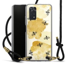 Carry Case Transparent Leather black/gold