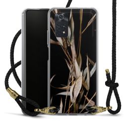 Carry Case Transparent Leather black/gold