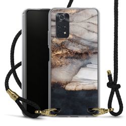 Carry Case Transparent Leather black/gold