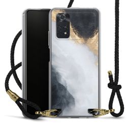 Carry Case Transparent Leather black/gold