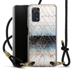 Carry Case Transparent Leather black/gold