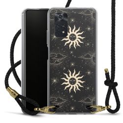 Carry Case Transparent Leather black/gold