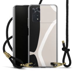 Carry Case Transparent Leather black/gold