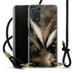 Carry Case Transparent Leather black/gold