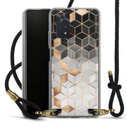 Carry Case Transparent Leather black/gold