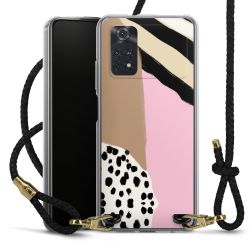 Carry Case Transparent Leather black/gold