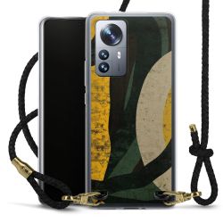 Carry Case Transparent Leather black/gold