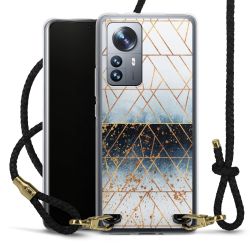 Carry Case Transparent Leather black/gold