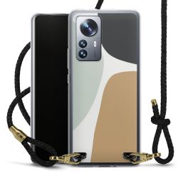 Carry Case Transparent Leather black/gold