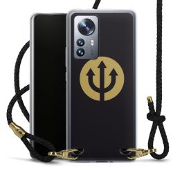 Carry Case Transparent Leather black/gold