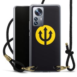 Carry Case Transparent Leather black/gold