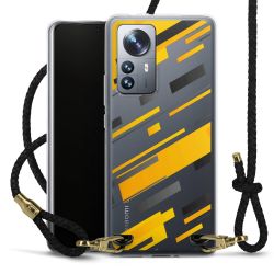 Carry Case Transparent Leather black/gold