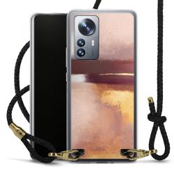 Carry Case Transparent Leather black/gold