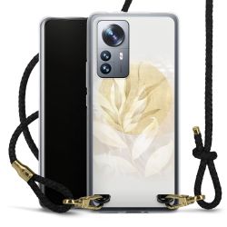 Carry Case Transparent Leather black/gold