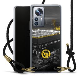 Carry Case Transparent Leather black/gold