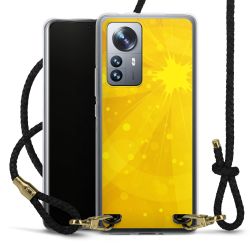 Carry Case Transparent Leather black/gold