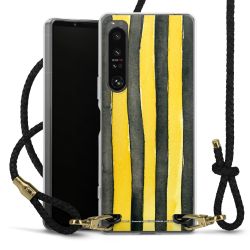 Carry Case Transparent Leather black/gold