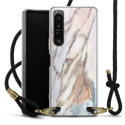 Carry Case Transparent Leather black/gold