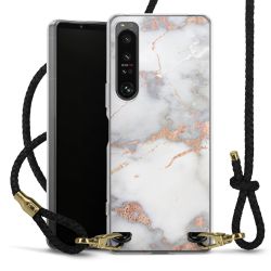 Carry Case Transparent Leather black/gold