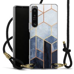 Carry Case Transparent Leather black/gold