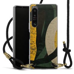 Carry Case Transparent Leather black/gold