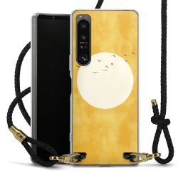 Carry Case Transparent Leather black/gold