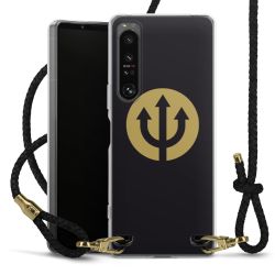 Carry Case Transparent Leather black/gold