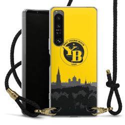 Carry Case Transparent Leather black/gold