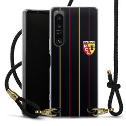 Carry Case Transparent Leather black/gold