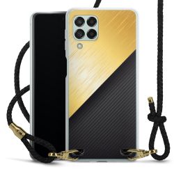 Carry Case Transparent Leather black/gold