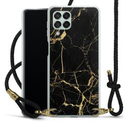 Carry Case Transparent Leather black/gold