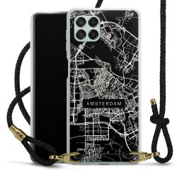 Carry Case Transparent Leather black/gold