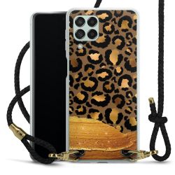 Carry Case Transparent Leather black/gold